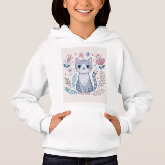 Ett attraktivt hoodie för flickor t shirt