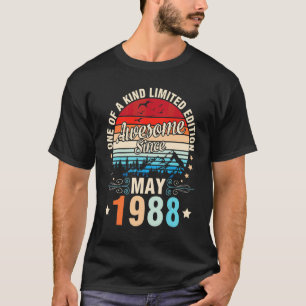 Ett av A Kind Ltd Edition 34 år Fantastisk sedan M T Shirt