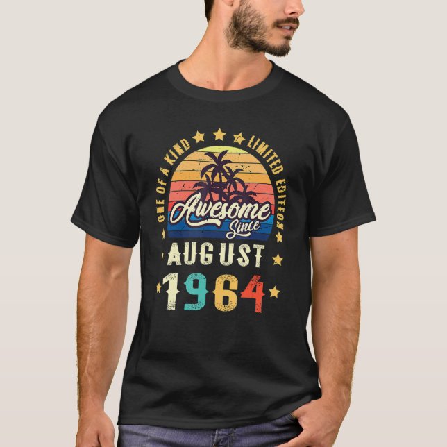 Ett av A Kind Ltd Edition 58 år Fantastisk sedan A T Shirt (Framsida)
