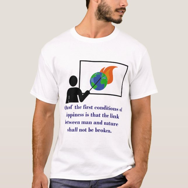 Ett av de första Villkor - Klimatförändringskvoten T Shirt (Framsida)