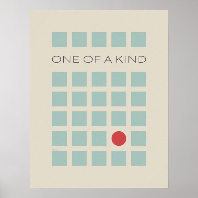 Ett av ett slag poster (Framsidan)