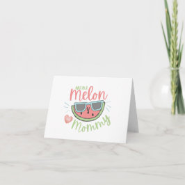 Ett av Melon Mamma-hälsningskort Helgkort