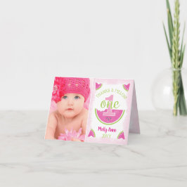 Ett av Melon Watermelon Photo - tackkort Kort