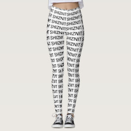 ETT AV TYDLIGEN! Gag Gift Shiznit Leggings