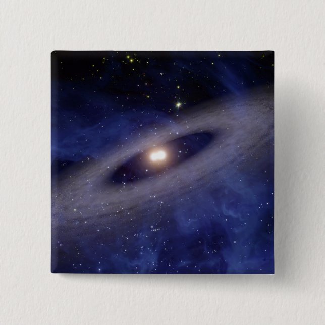 Ett avsides solsystem knapp (Framsida)