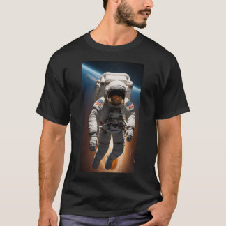 Ett avstånd med jord under t shirt