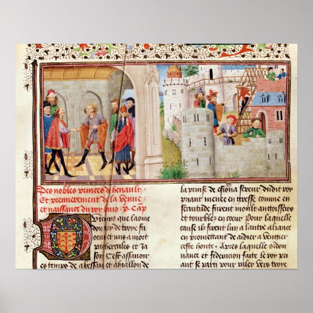 Ett avtal och Byggnad av en slott Poster (Framsidan)