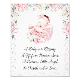 Ett Baby är en välsignelse Fototryck