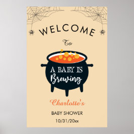 Ett Baby bringar hälsningen på Halloween Baby Show Poster