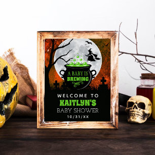 Ett Baby bringar hälsningen på Halloween Baby Show Poster