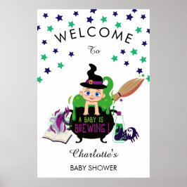 Ett Baby bringar hälsningen på Halloween Baby Show Poster