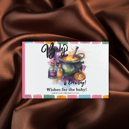 Ett Baby brinner | Cute Halloween Baby Shower Gästböcker