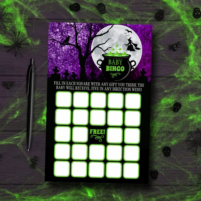 Ett Baby brinner Halloween-babyskor, bingo-spel (Skapare uppladdad)