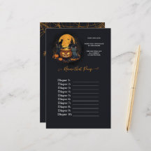 Ett Baby brinner Halloween-babyskor i poospel