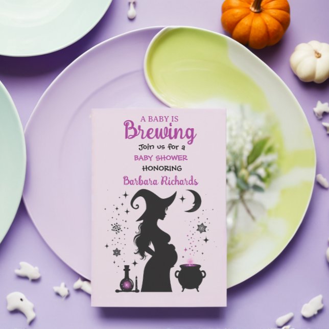 Ett Baby brinner Halloween-babyskor Inbjudningar (Skapare uppladdad)