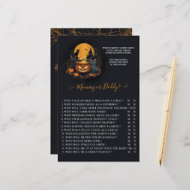 Ett Baby brinner Halloween-babyskor M/D-spel