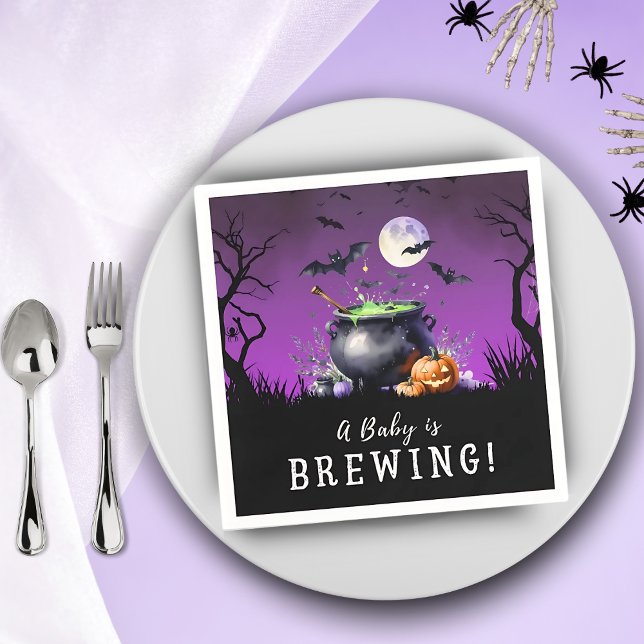 Ett Baby brinner Halloween-babyskor Pappersservett (Skapare uppladdad)