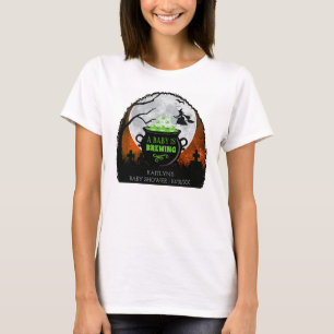 Ett Baby brinner Halloween-babyskor T Shirt