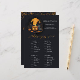 Ett Baby brinner Halloween-babyvisarspel