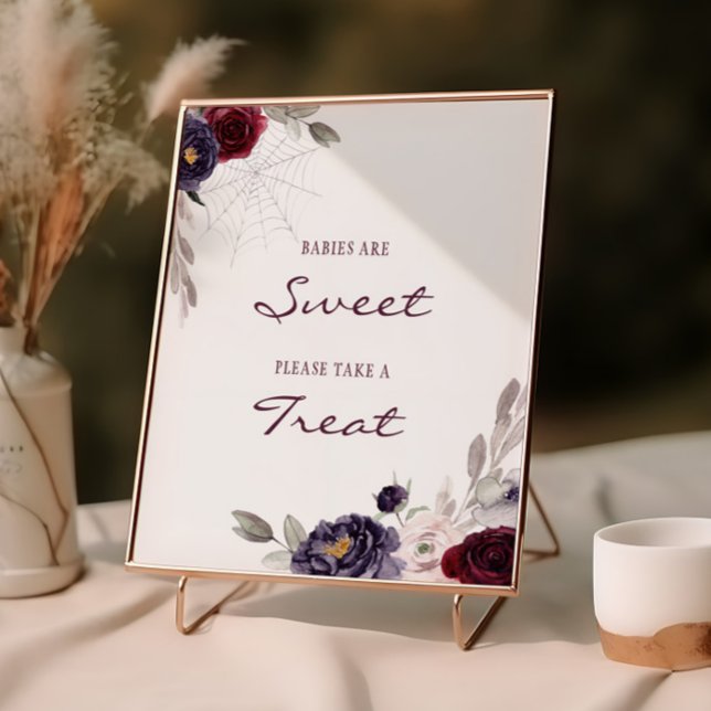 Ett Baby brinner Halloween Spädbarn är sött Poster (Skapare uppladdad)