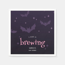 Ett Baby brinner i Cute Halloween Baby Shower Pappersservett