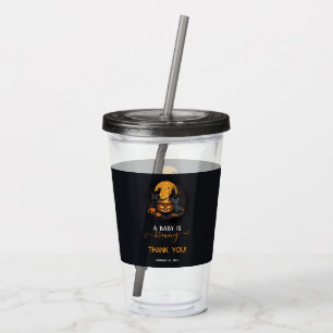 Ett Baby brinner i Cute Halloween Baby Shower Take Away Mugg