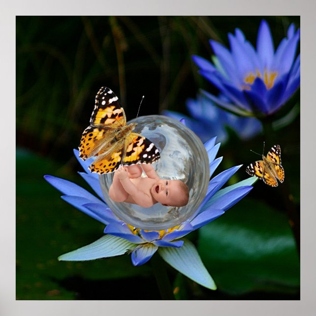 Ett baby-paket med glädje poster (Framsidan)