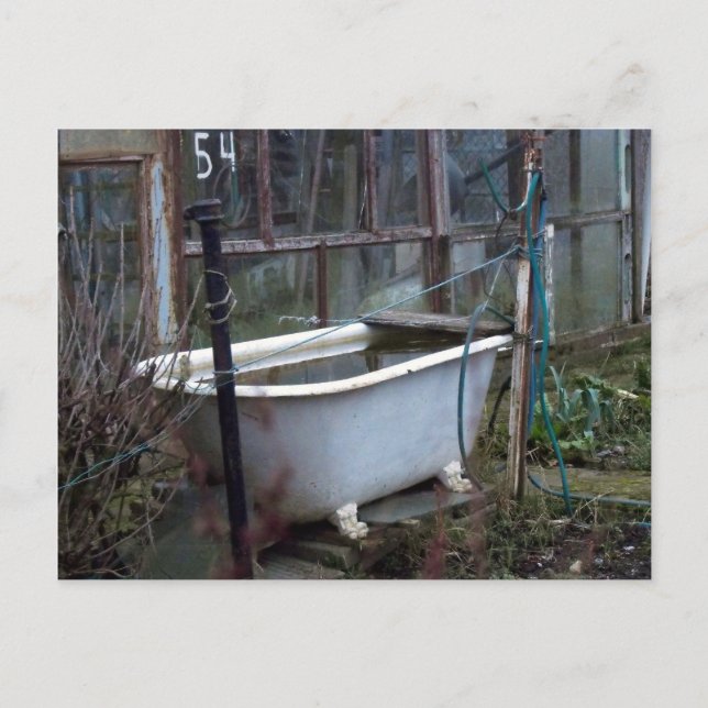 Ett bad finare? vykort (Framsida)