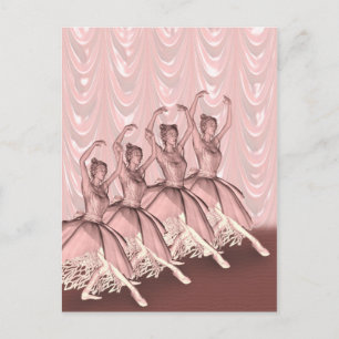 Ett ballerinakort vykort