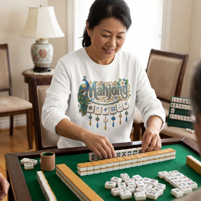 Ett Bam Fågel Mahjong T Shirt (Skapare uppladdad)