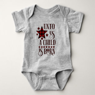 Ett barn föds upp i julklapp t shirt