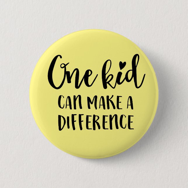 Ett barn kan förändra världen knapp (Framsida)