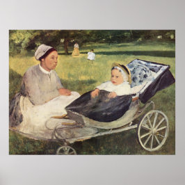 Ett barn med styre - Edgar Degas - c1870 Poster