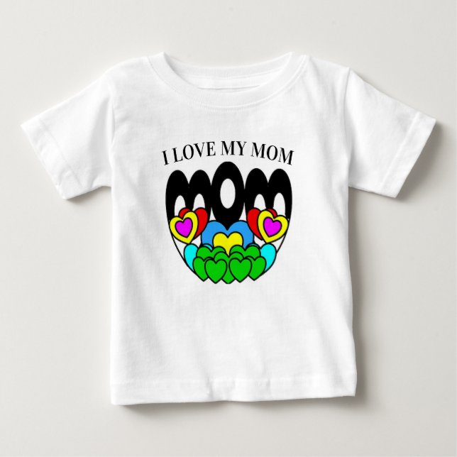 Ett barn som älskar sin mamma t shirt (Framsida)