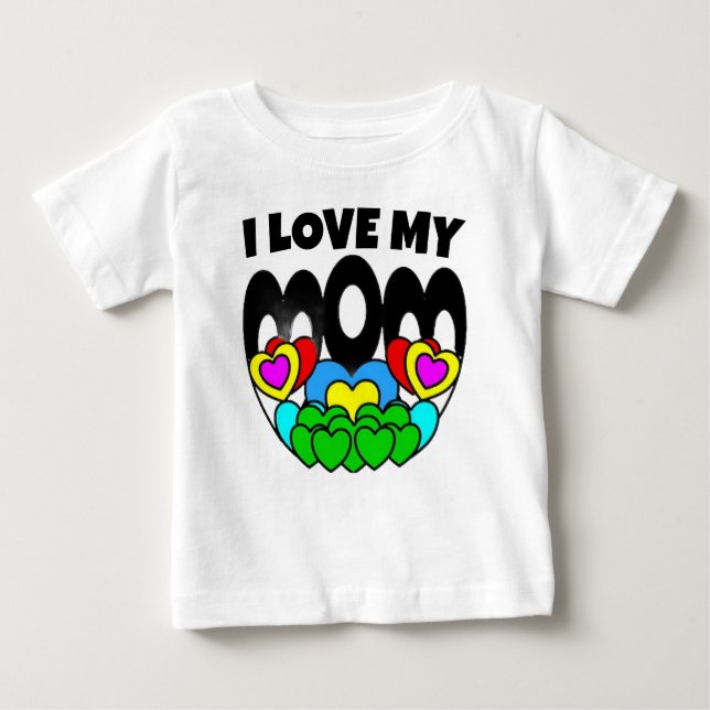 Ett barn som älskar sin mamma t shirt (Framsida)