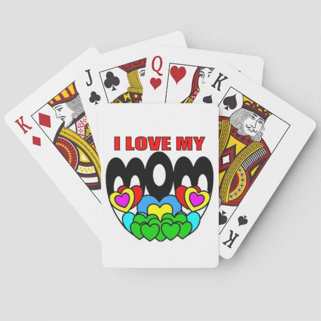 Ett barn som kärlek sin mamma casinokort (Baksidan)