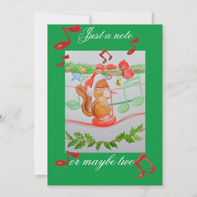 Ett barnbarns julkort (Framsida)