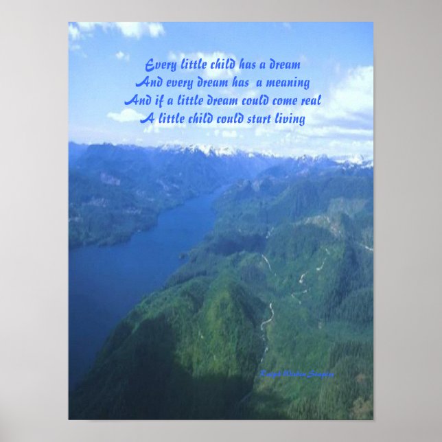 Ett barns dröm poster (Framsidan)