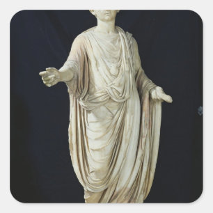 Ett barns status fyrkantigt klistermärke