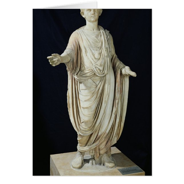 Ett barns status hälsningskort (Framsidan)