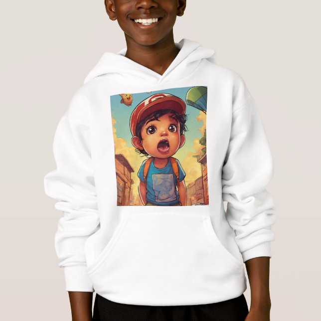 "Ett barns under: Utforska världen med stora ögon" T Shirt (Framsida)