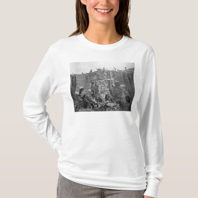 Ett batteri för två vapen under det Crimean krig, Tee Shirt (Framsida)