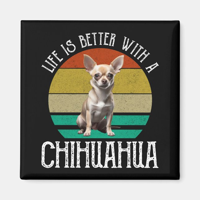 Ett bättre liv med en Chihuahua Magnet (Framsidan)