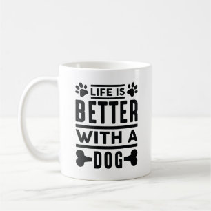 Ett bättre liv med en Hund Kaffemugg