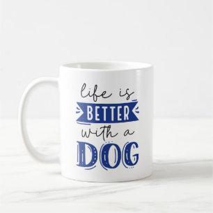 Ett bättre liv med en Hund Kaffemugg