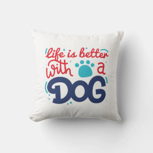 Ett bättre liv med en Hund Kudde