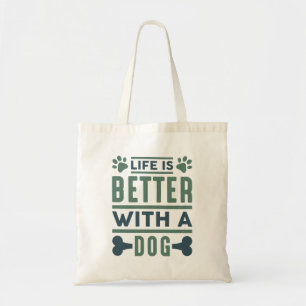 Ett bättre liv med en Hund Tygkasse