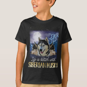 Ett bättre liv med Siberian husky T Shirt