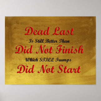 Ett bättre misslyckande än att inte försöka poster