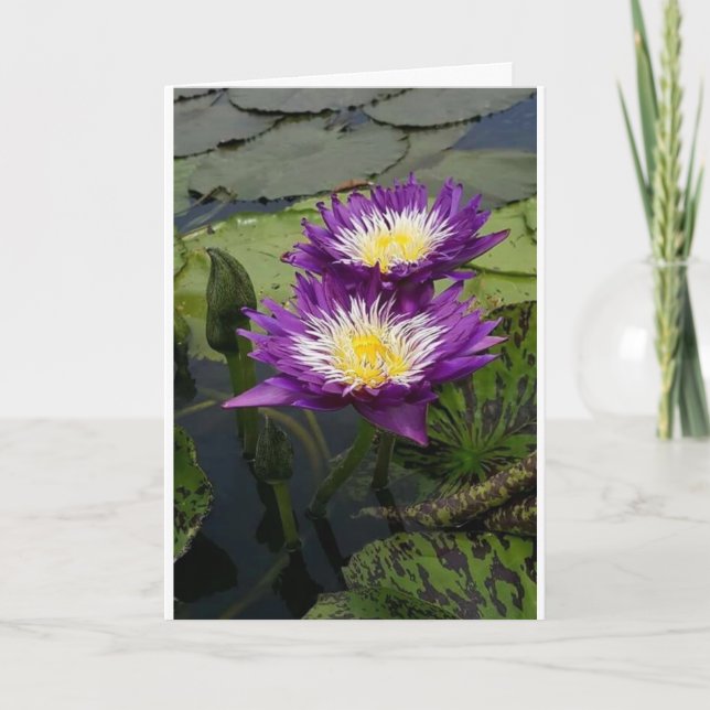 ETT "BEAUTIFUL FLOWER" FÖR "DITT BIRTHDAY-KORT" KORT (Framsida)